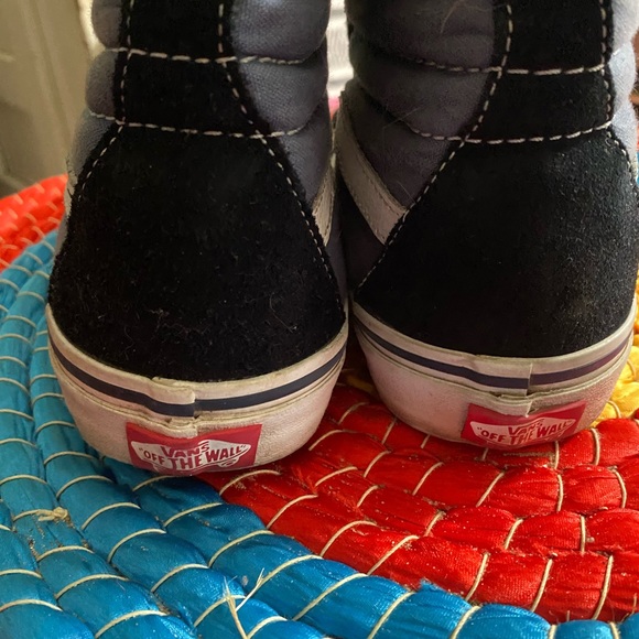 Vans black gray high top sneakers men’s size 6 - Picture 3 of 6